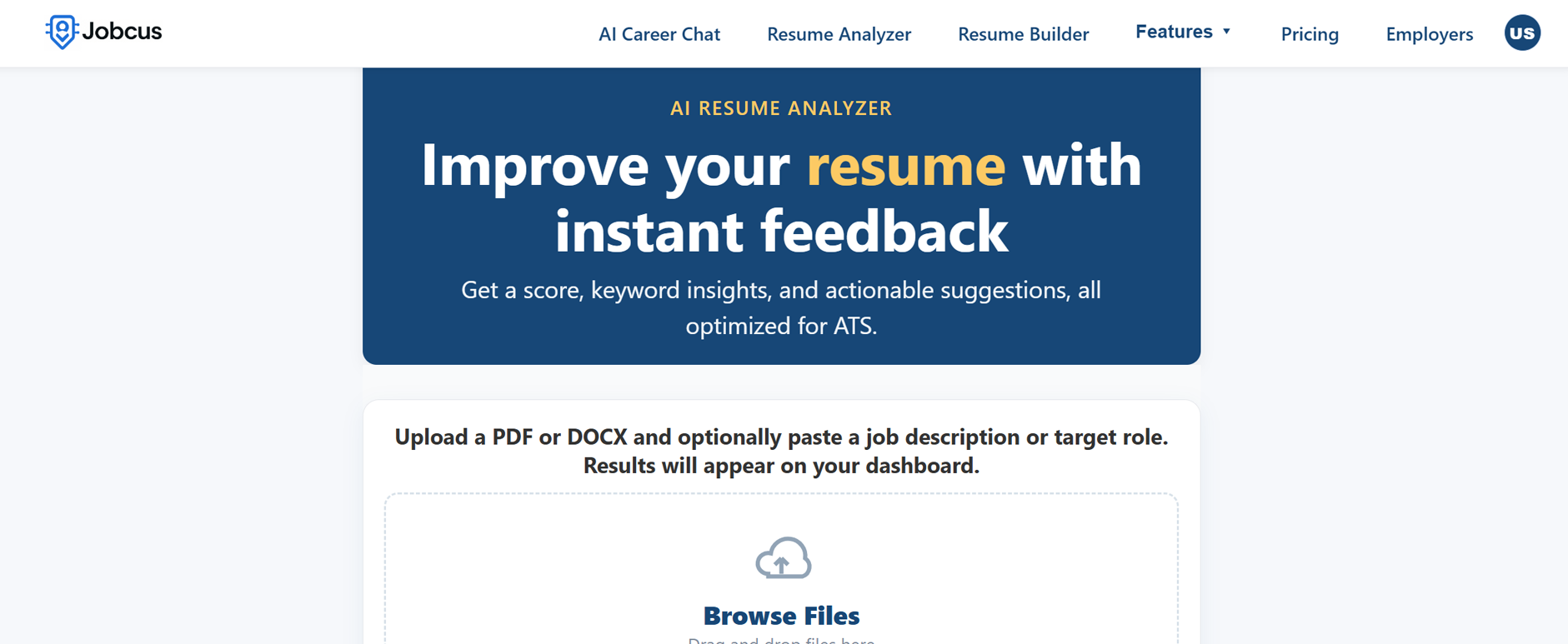 ATS-ready Resume Builder